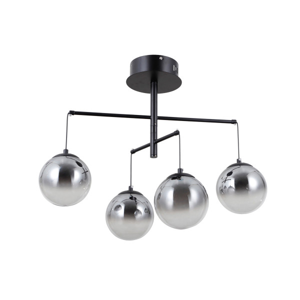 Lampa wisząca VELADA czarna matowa LED 4x20W Ciepła biel 1810lm Italux 836268
