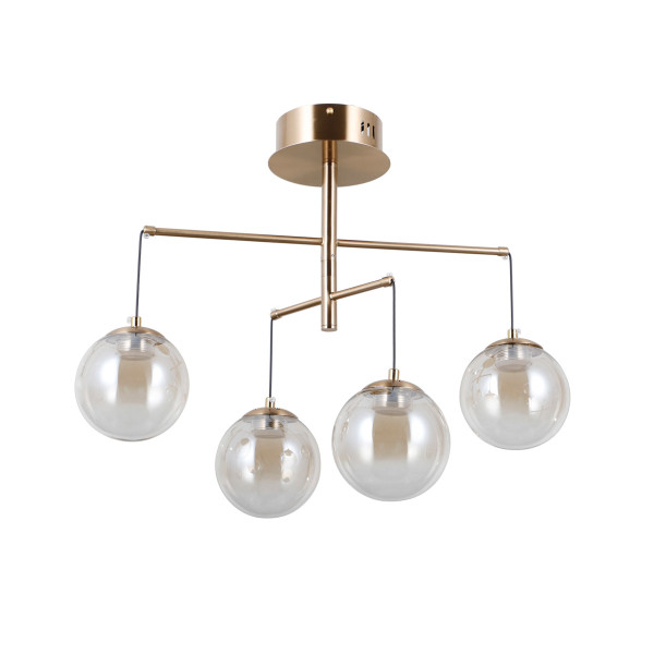 Lampa wisząca VELADA złota LED 4x20W Ciepła biel 1810lm Italux 836356