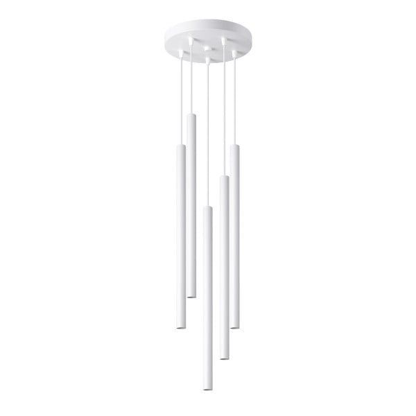 Lampa wisząca VELINO biała 5xG9x8W wym:110x25x25cm IP20 Pure Lume 1018808