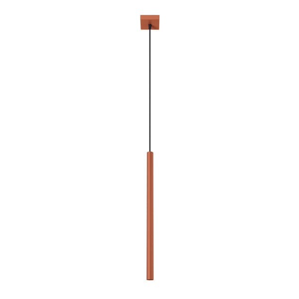 Lampa wisząca VELINO ochra czerwona 1xG9x8W wym:114x8x8cm IP20 Pure Lume 1018739