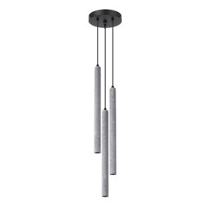 Lampa wisząca VELINO szara 3xG9x8W wym:90×19,5×19,5cm IP20 Pure Lume 1018778