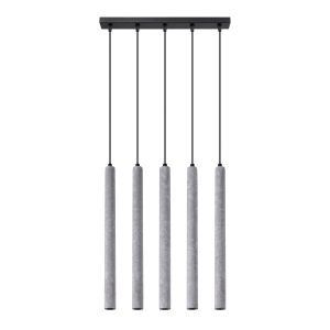 Lampa wisząca VELINO szara 5xG9x8W wym:100x45x5cm IP20 Pure Lume 1018744