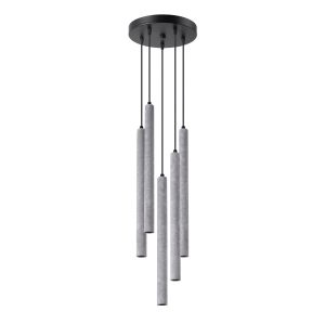 Lampa wisząca VELINO szara 5xG9x8W wym:110x25x25cm IP20 Pure Lume 1018745
