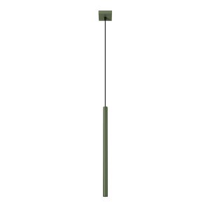 Lampa wisząca VELINO zielony oliwkowy 1xG9x8W wym:114x8x8cm IP20 Pure Lume 1018734