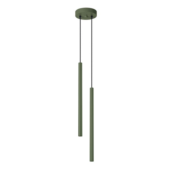 Lampa wisząca VELINO zielony oliwkowy 2xG9x8W IP20 Pure Lume 1018797