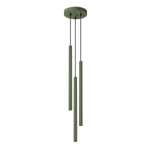 Lampa wisząca VELINO zielony oliwkowy 3xG9x8W IP20 Pure Lume 1018777
