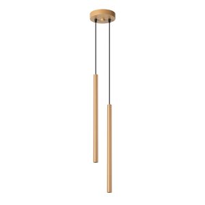 Lampa wisząca VELINO złota 2xG9x8W wym:118x15x15cm IP20 Pure Lume 1018810