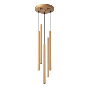Lampa wisząca VELINO złota 5xG9x8W wym:110x25x25cm IP20 Pure Lume 1018743