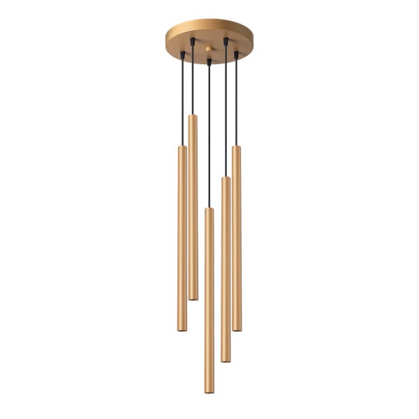 Lampa wisząca VELINO złota 5xG9x8W wym:110x25x25cm IP20 Pure Lume 1018743