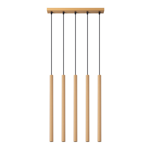 Lampa wisząca VELINO złota 5xG9x8W wym:110x45x5cm IP20 Pure Lume 1018763