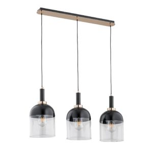 Lampa wisząca VENTO czarno-złota 3xE27x15W wym:90x75x18cm IP20 Alfa 1025259 Lampa wisząca VENTO czarno-złota 3xE27x15W wym:90x75x18cm IP20 Alfa 1025259
