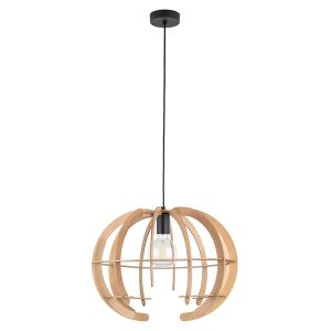 Lampa wisząca Venus Wood 160 cm drewniana beżowa 296343 Lampa wisząca Venus Wood 160 cm drewniana beżowa 296343