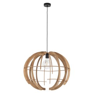 Lampa wisząca Venus Wood 180 cm drewniana beżowa 296404 Lampa wisząca Venus Wood 180 cm drewniana beżowa 296404