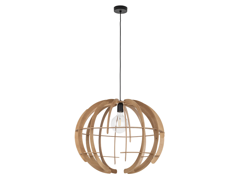 Lampa wisząca Venus Wood 180 cm drewniana beżowa 296404