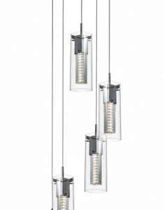 Lampa wisząca Verizon modernistyczna chromowana 5xMR11x35W IP20 Italux 1027240 Lampa wisząca Verizon modernistyczna chromowana 5xMR11x35W IP20 Italux 1027240
