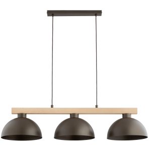 Lampa wisząca VERTA ciemnobrązowa podsufitka brązowa 3xE27x15W IP20 Alfa 984914 Lampa wisząca VERTA ciemnobrązowa podsufitka brązowa 3xE27x15W IP20 Alfa 984914