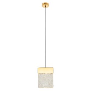 Lampa wisząca VETRO złota LED 1×4.5W Ciepła biel 360lm Maxlight 845173 Lampa wisząca VETRO złota LED 1×4.5W Ciepła biel 360lm Maxlight 845173