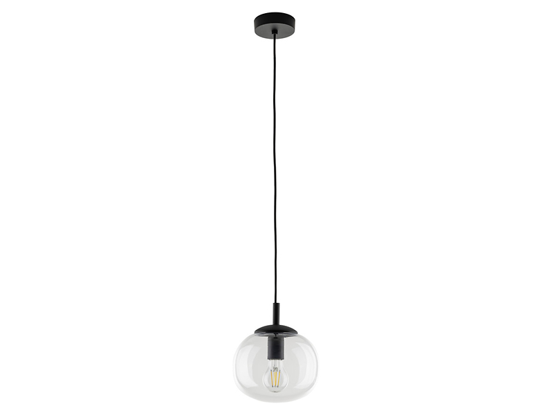 Lampa wisząca Vibe 20 cm szklana transparentna 296328