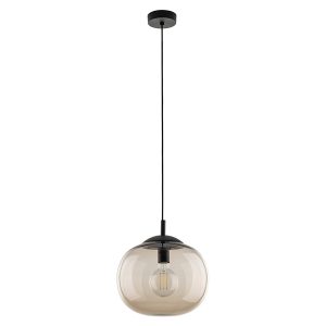 Lampa wisząca Vibe 25 cm szklana brązowa 296332 Lampa wisząca Vibe 25 cm szklana brązowa 296332