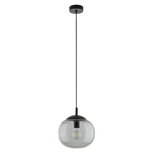 Lampa wisząca Vibe 25 cm szklana czarna 296331 Lampa wisząca Vibe 25 cm szklana czarna 296331