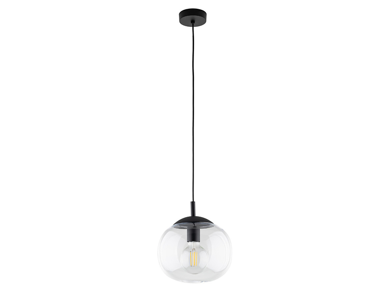 Lampa wisząca Vibe 25 cm szklana transparentna 296330
