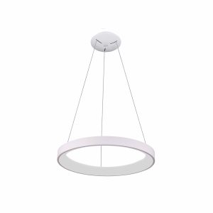 Lampa wisząca Vico biała LED 38W 3000-4000K 3200lm Italux 989809 Lampa wisząca Vico biała LED 38W 3000-4000K 3200lm Italux 989809