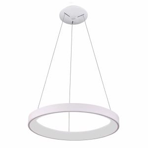 Lampa wisząca Vico biała LED 60W 3000-4000K 5300lm Italux 984912 Lampa wisząca Vico biała LED 60W 3000-4000K 5300lm Italux 984912