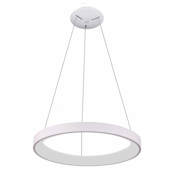 Lampa wisząca Vico biała LED 60W 3000-4000K 5300lm Italux 984912