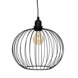 LAMPA WISZĄCA Victa czarna metalowa OKRĄGŁA 438644 LAMPA WISZĄCA Victa czarna metalowa OKRĄGŁA 438644