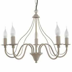 Lampa wisząca VICTORIA taupe 5xE14x12W wym:80x60x60cm IP20 Pure Lume 1021127 Lampa wisząca VICTORIA taupe 5xE14x12W wym:80x60x60cm IP20 Pure Lume 1021127