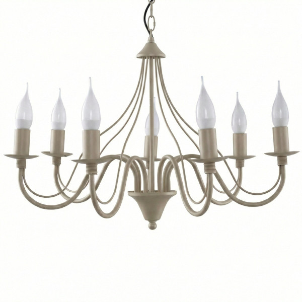 Lampa wisząca VICTORIA taupe 7xE14x12W wym:80x60x60cm IP20 Pure Lume 1021105