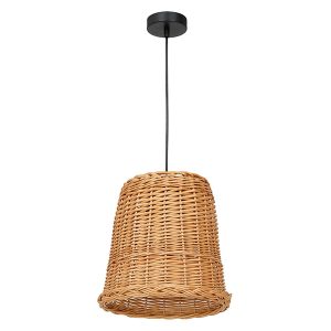 Lampa wisząca Vimini drewniana brązowa 45096 Lampa wisząca Vimini drewniana brązowa 45096