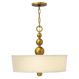 Lampa wisząca vintage mosiądz Zelda 3xE27x60W wym: 47x51x51 cm Hinkley 852803 Lampa wisząca vintage mosiądz Zelda 3xE27x60W wym: 47x51x51 cm Hinkley 852803