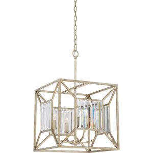 Lampa wisząca vintage złoto Lakeside 4xE14x60W Quoizel 854198 Lampa wisząca vintage złoto Lakeside 4xE14x60W Quoizel 854198