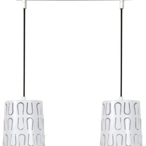 Lampa wisząca VISTA 2x60w e27 biały 800338 Lampa wisząca VISTA 2x60w e27 biały 800338
