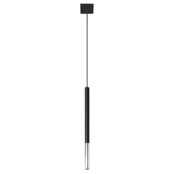 Lampa wisząca VITREO czarna-chromowana 1xG9x12W IP20 Pure Lume 1021090