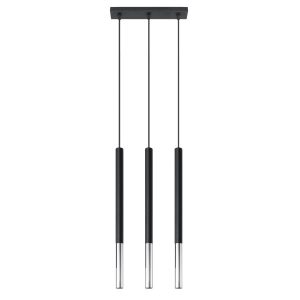 Lampa wisząca VITREO czarna-chromowana 3xG9x12W IP20 Pure Lume 1021106 Lampa wisząca VITREO czarna-chromowana 3xG9x12W IP20 Pure Lume 1021106