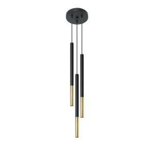 Lampa wisząca VITREO czarno-złota 3xG9x12W wym:100x15x15cm IP20 Pure Lume 1021113 Lampa wisząca VITREO czarno-złota 3xG9x12W wym:100x15x15cm IP20 Pure Lume 1021113