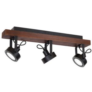 Lampa wisząca Viva wood czarny mat-ciemne drewno 3xES111x15W IP20 Luminex 1030250 Lampa wisząca Viva wood czarny mat-ciemne drewno 3xES111x15W IP20 Luminex 1030250