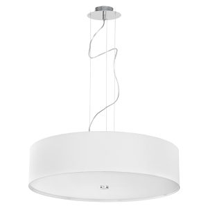 Lampa wisząca Viviane 3-punktowa tkaninowa biała 24932 Lampa wisząca Viviane 3-punktowa tkaninowa biała 24932