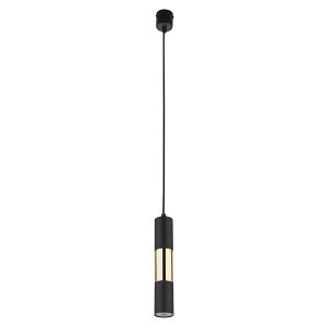Lampa wisząca Vivien metalowa czarno-złota 56967 Lampa wisząca Vivien metalowa czarno-złota 56967