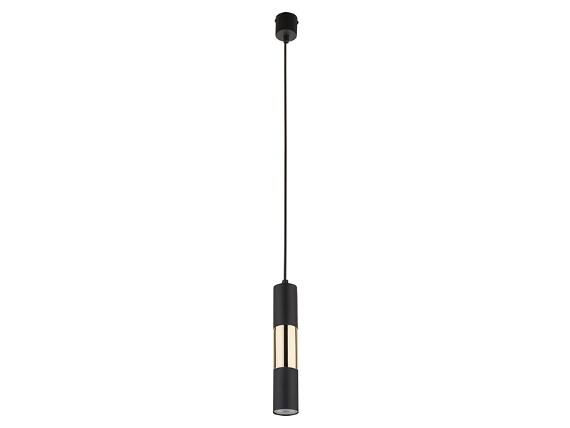 Lampa wisząca Vivien metalowa czarno-złota 56967