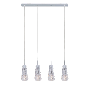 Lampa wisząca Viviera bryły lodu chromowana 4xG4x20W IP20 Italux 1027044 Lampa wisząca Viviera bryły lodu chromowana 4xG4x20W IP20 Italux 1027044
