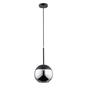 Lampa wisząca VOLDA czarna-chromowana 1xE27x15W wym:90x20x20cm IP20 Alfa 1019209 Lampa wisząca VOLDA czarna-chromowana 1xE27x15W wym:90x20x20cm IP20 Alfa 1019209