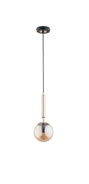 Lampa wisząca VOLDA PICOLO czarna-stare złoto 1xE14x10W IP20 Alfa 1022994