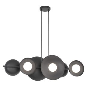 Lampa wisząca VOLUM czarno-biała 6xG9x15W wym:140x100x23cm IP20 Emibig 1025398 Lampa wisząca VOLUM czarno-biała 6xG9x15W wym:140x100x23cm IP20 Emibig 1025398