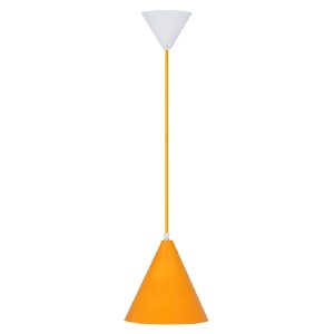 Lampa wisząca Voss metalowa żółta 209905 Lampa wisząca Voss metalowa żółta 209905
