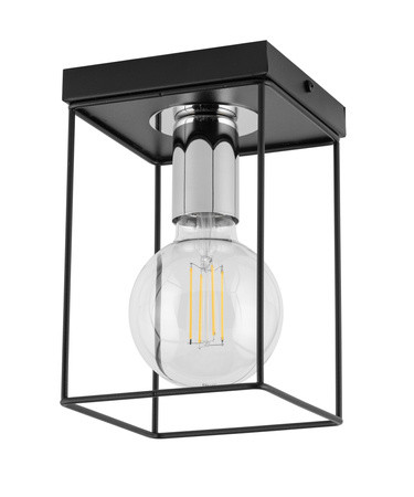 Lampa wisząca Vox czarno-srebrna 1xE27x15W IP20 Sigma Lighting 1030408