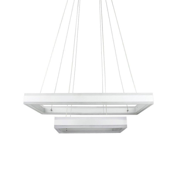 Lampa wisząca VT-101-2D biała LED 2x115W Ciepła biel 8050lm V-TAC 852148