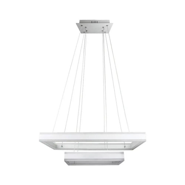 Lampa wisząca VT-101 biała LED 2x113W Ciepła biel 6300lm V-TAC 850982
